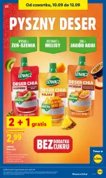 Gazetka promocyjna Lidl - Gazetka ważna od 10.09 do 12.09 - Gazetka - ważna od 12.09 do 12.09.2026 - strona 75 - produkty: Ser, Gra, Ananas, Chia, Kiwi, Tera, Deser, Mango, Grafika