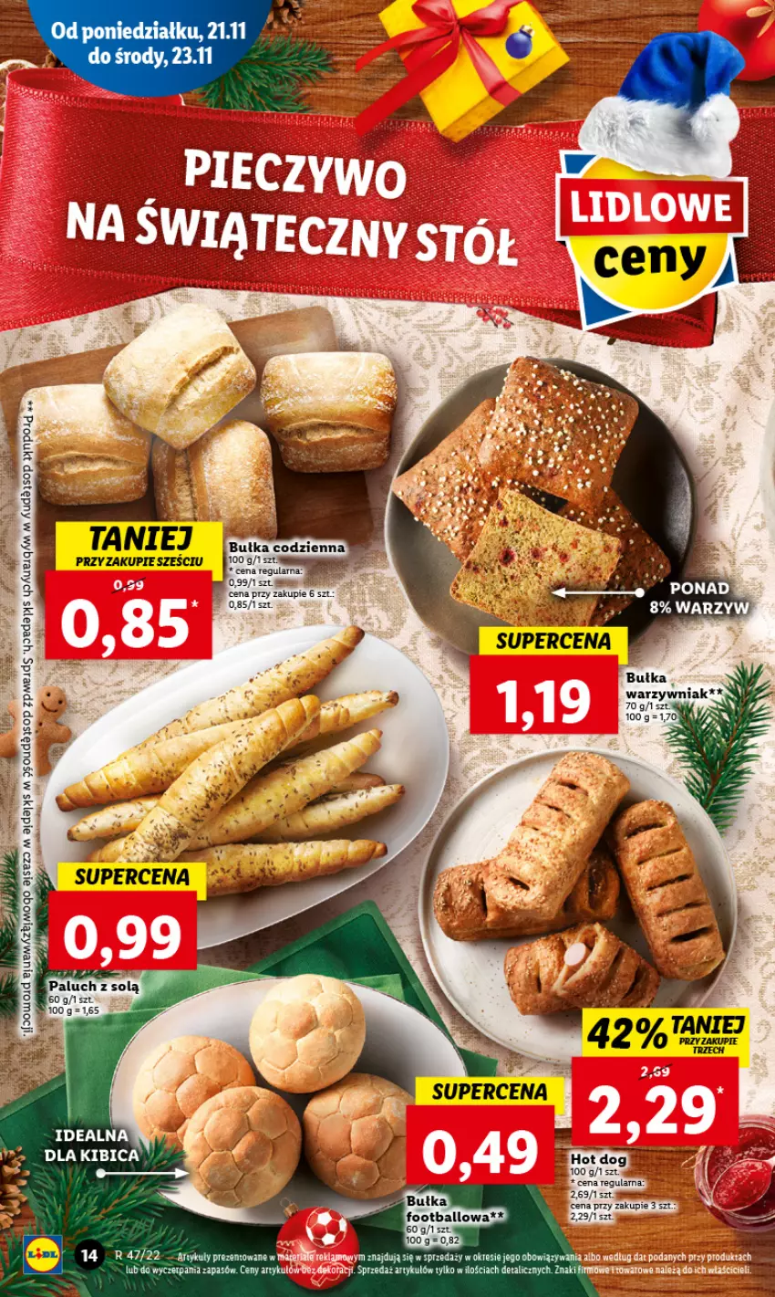 Gazetka promocyjna Lidl - GAZETKA - ważna 21.11 do 23.11.2022 - strona 18 - produkty: BIC, Hot dog