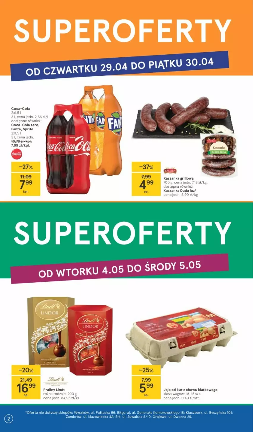 Gazetka promocyjna Tesco - Tesco gazetka - przyszły tydzień - ważna 29.04 do 05.05.2021 - strona 2 - produkty: Fa, Fanta, Sprite