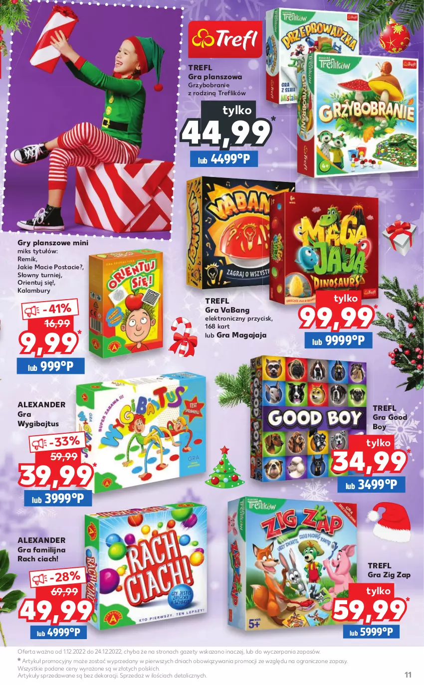 Gazetka promocyjna Kaufland - Oferta ważna od  01.12.2022 do 24.12.2022 lub do wyczerpania zapasów - ważna 01.12 do 24.12.2022 - strona 11 - produkty: Fa, Gra, Gra familijna, Gry, Jaja, Puzzle