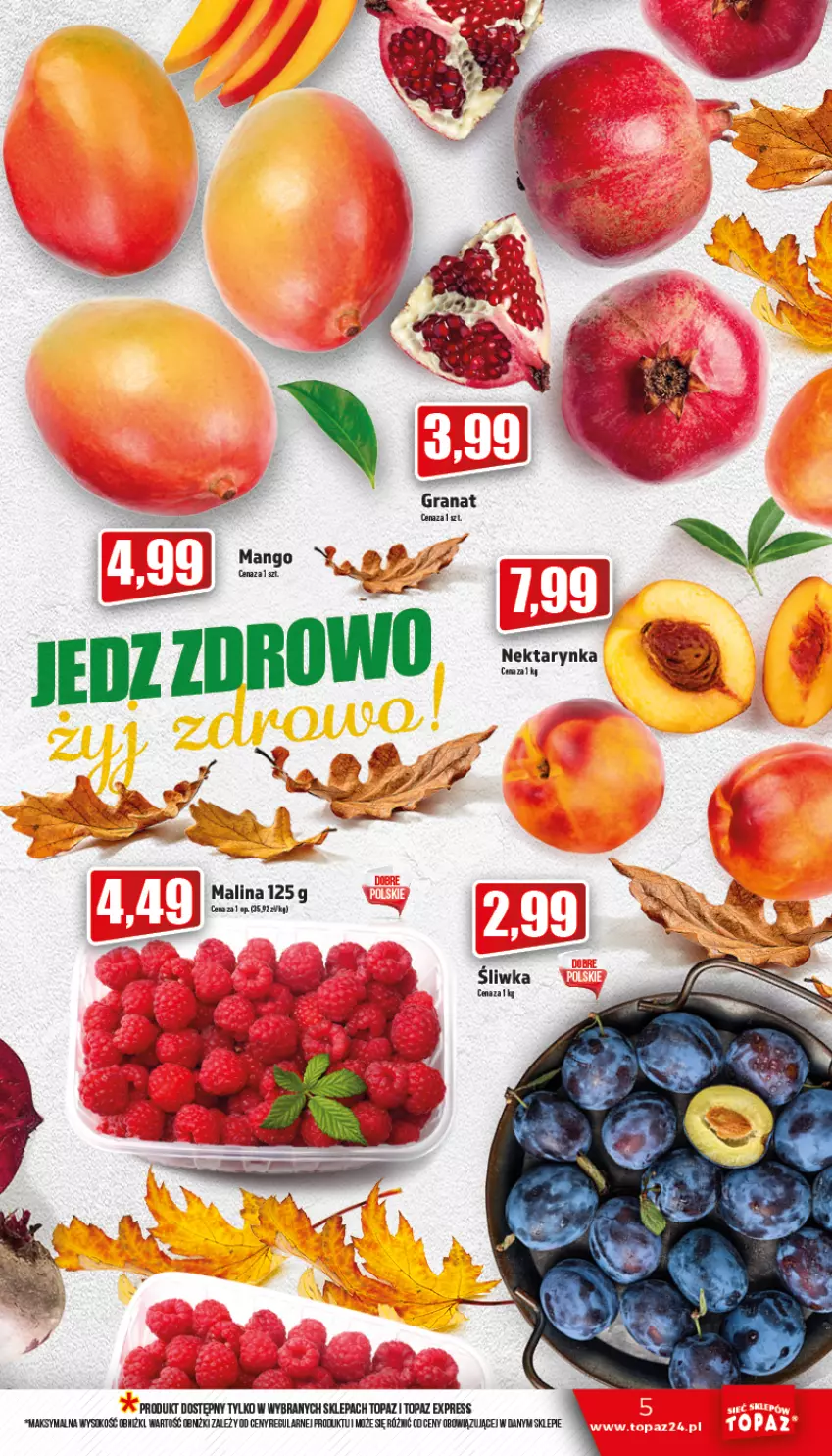 Gazetka promocyjna Topaz - Gazetka - ważna 15.09 do 21.09.2022 - strona 5 - produkty: Top