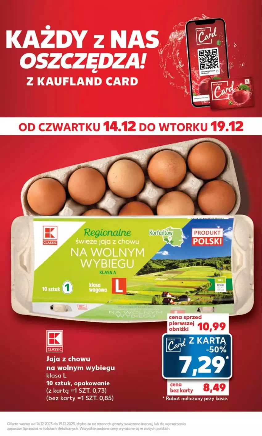 Gazetka promocyjna Kaufland - ważna 18.12 do 19.12.2023 - strona 14 - produkty: Jaja