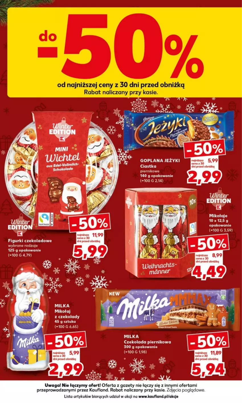 Gazetka promocyjna Kaufland - ważna 18.12 do 19.12.2023 - strona 8 - produkty: Ciastka, Czekolada, Fa, Goplana, Jeżyki, LANA, Piernik, Waga