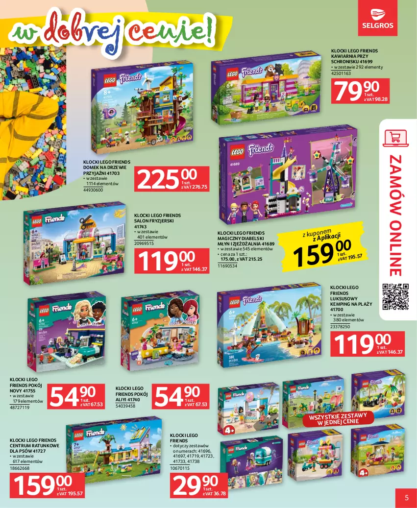 Gazetka promocyjna Selgros - Katalog Dzień Dziecka - ważna 18.05 do 31.05.2023 - strona 5 - produkty: Domek na drzewie, Klocki, LEGO, LEGO Friends, Rum