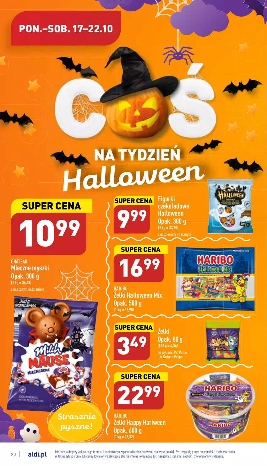 Gazetka promocyjna Aldi - Pełny katalog - ważna 17.10 do 22.10.2022 - strona 20 - produkty: Haribo, Inka, Mysz, Psi Patrol