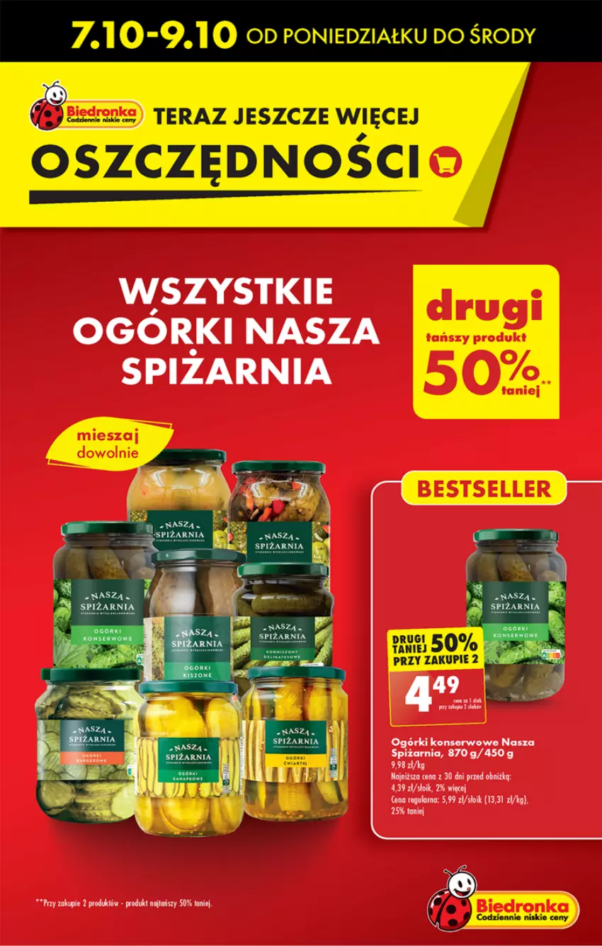 Gazetka promocyjna Biedronka - Od poniedzialku - ważna 07.10 do 12.10.2024 - strona 5 - produkty: Ser, Tera