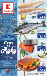 Gazetka promocyjna Kaufland - RYBY - Gazetka - ważna od 16.02 do 16.02.2022 - strona 1 - produkty: Tusz, Sandacz filet, Sandacz