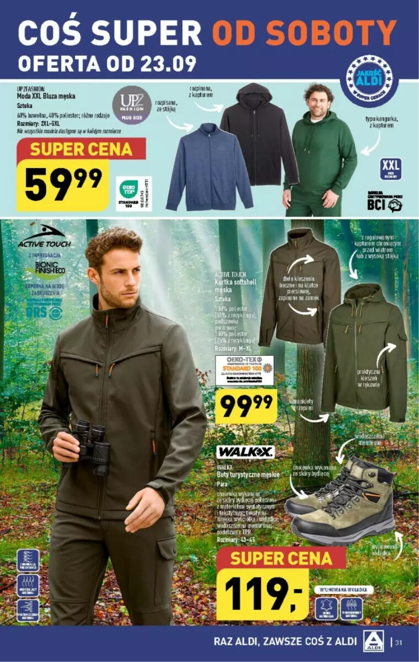 Gazetka promocyjna Aldi - ważna 18.09 do 23.09.2023 - strona 25 - produkty: Bluza, Isana, Moda, Mus, Sok