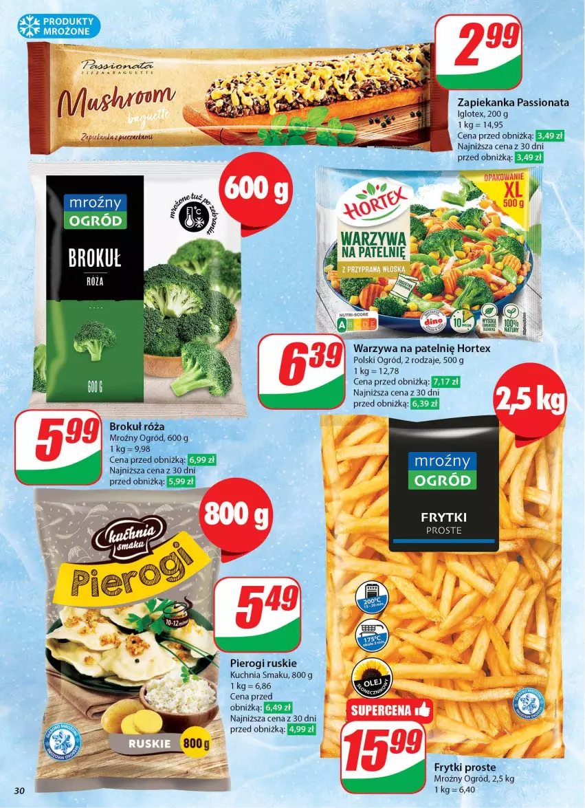 Gazetka promocyjna Dino - Gazetka 43 / 2024 - ważna 23.10 do 29.10.2024 - strona 31 - produkty: Frytki, Hortex, Kuchnia, Ogród, Pierogi, Produkty mrożone, Warzywa, Zapiekanka