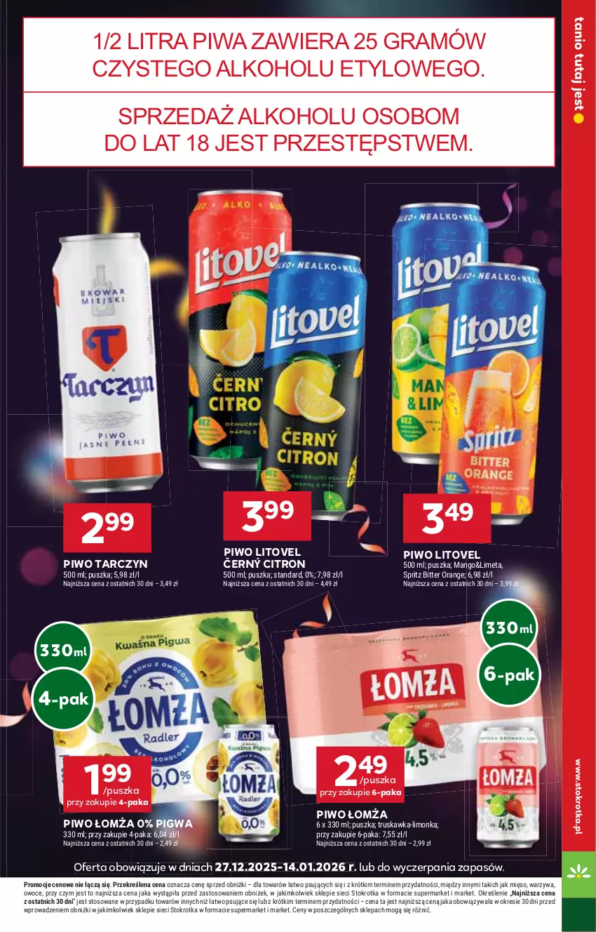 Gazetka promocyjna Stokrotka - Market - ważna 22.12 do 28.12.2025 - strona 25 - produkty: Gra, Limonka, Mango, Mięso, Owoce, Piwa, Piwo, Warzywa