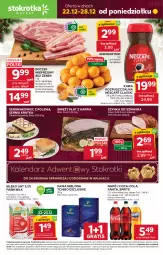 Gazetka promocyjna Stokrotka - Market - Gazetka - ważna od 28.12 do 28.12.2025 - strona 1 - produkty: Tchibo, Mandarynki, Nescafé, Krakus, Warzywa, Kawa rozpuszczalna, Ser, Gra, Cukier, Kawa mielona, Kawa, Karp, Coca-Cola, Makowiec, Szynka, Farm Milk, Boczek, Fanta, Owoce, Sprite, Napój, Mięso, Boczek wieprzowy, Mleko, Fa