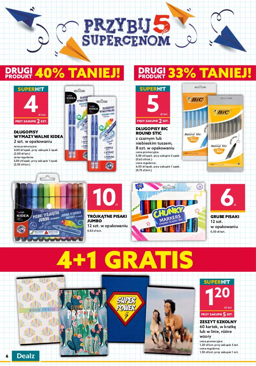 Gazetka promocyjna Dealz - NOWA GAZETKASETKI PRODUKTÓW TANIEJ! - ważna 27.07 do 09.08.2022 - strona 6 - produkty: Avengers, BIC, Długopis, Frozen, Gra, Tusz