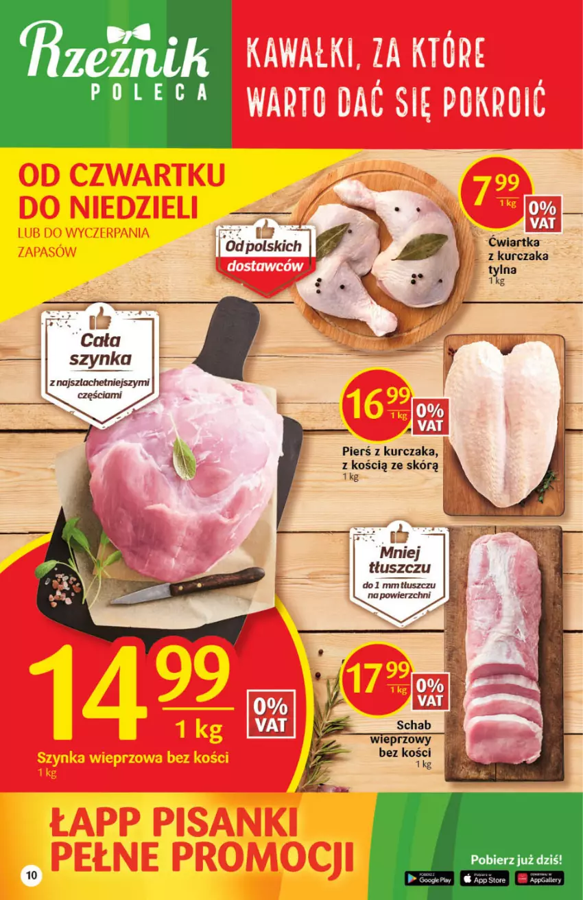 Gazetka promocyjna Delikatesy Centrum - Gazetka DC11 - ważna 17.03 do 23.03.2022 - strona 10 - produkty: Kurczak, Szynka