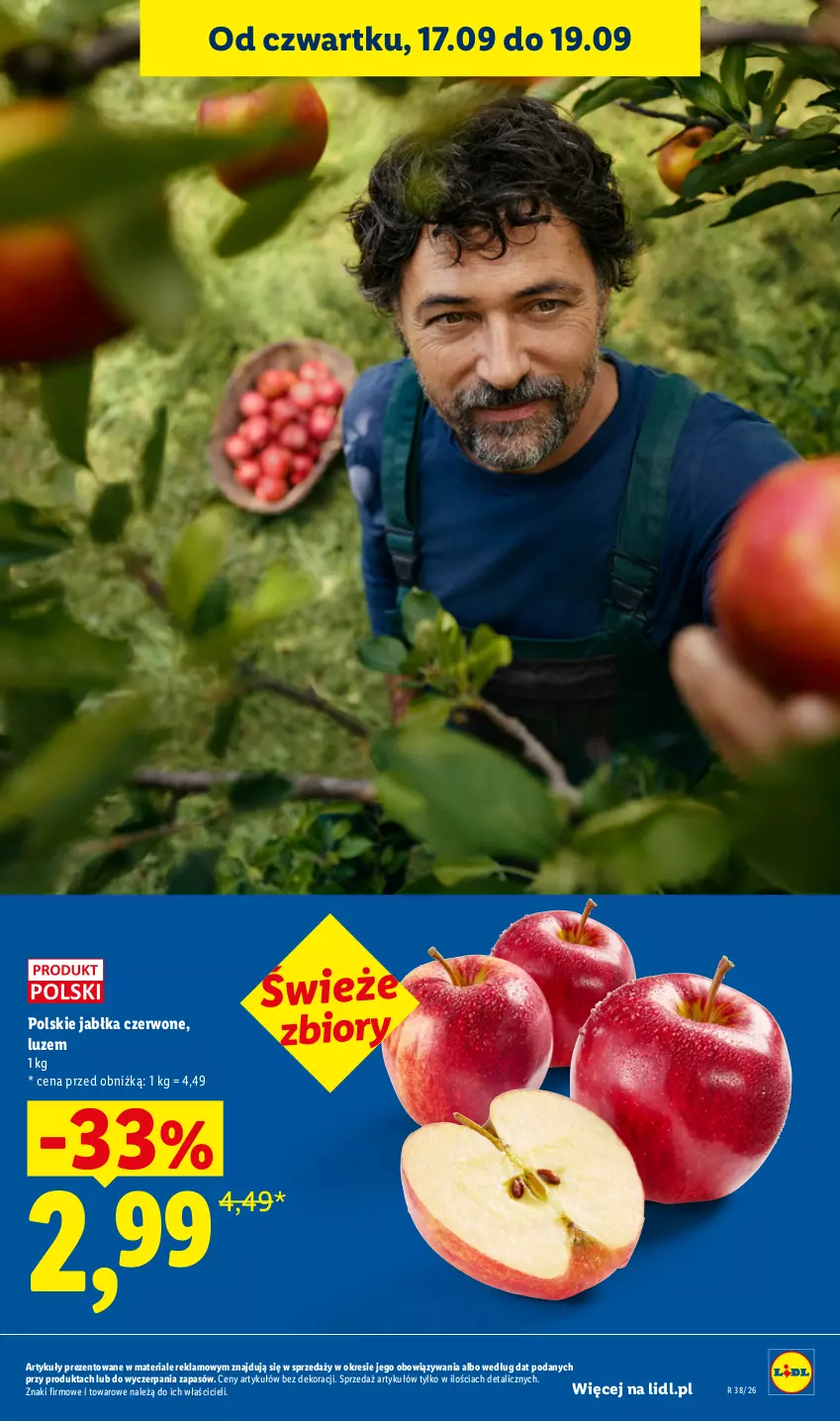 Gazetka promocyjna Lidl - Gazetka ważna od 17.09 do 19.09 - ważna 17.09 do 19.09.2026 - strona 25 - produkty: Jabłka