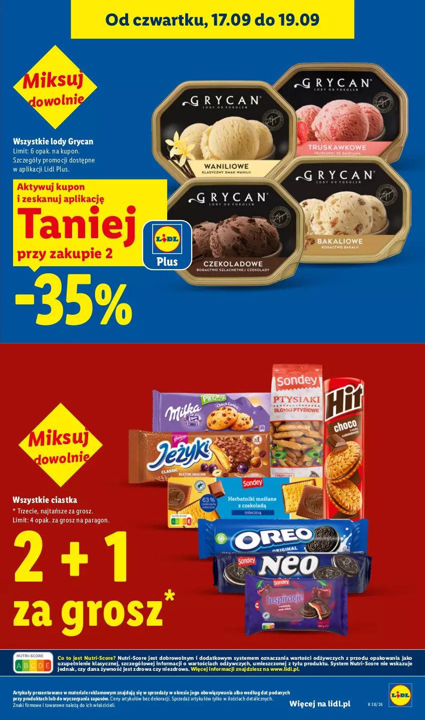 Gazetka promocyjna Lidl - Gazetka ważna od 17.09 do 19.09 - ważna 17.09 do 19.09.2026 - strona 27 - produkty: Ciastka, Gry, Lody