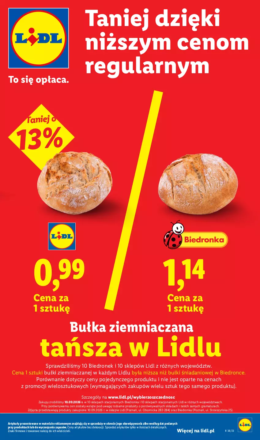 Gazetka promocyjna Lidl - Gazetka ważna od 17.09 do 19.09 - ważna 17.09 do 19.09.2026 - strona 3 - produkty: Bułka, Danio, Dron, Gra, Por, Rama