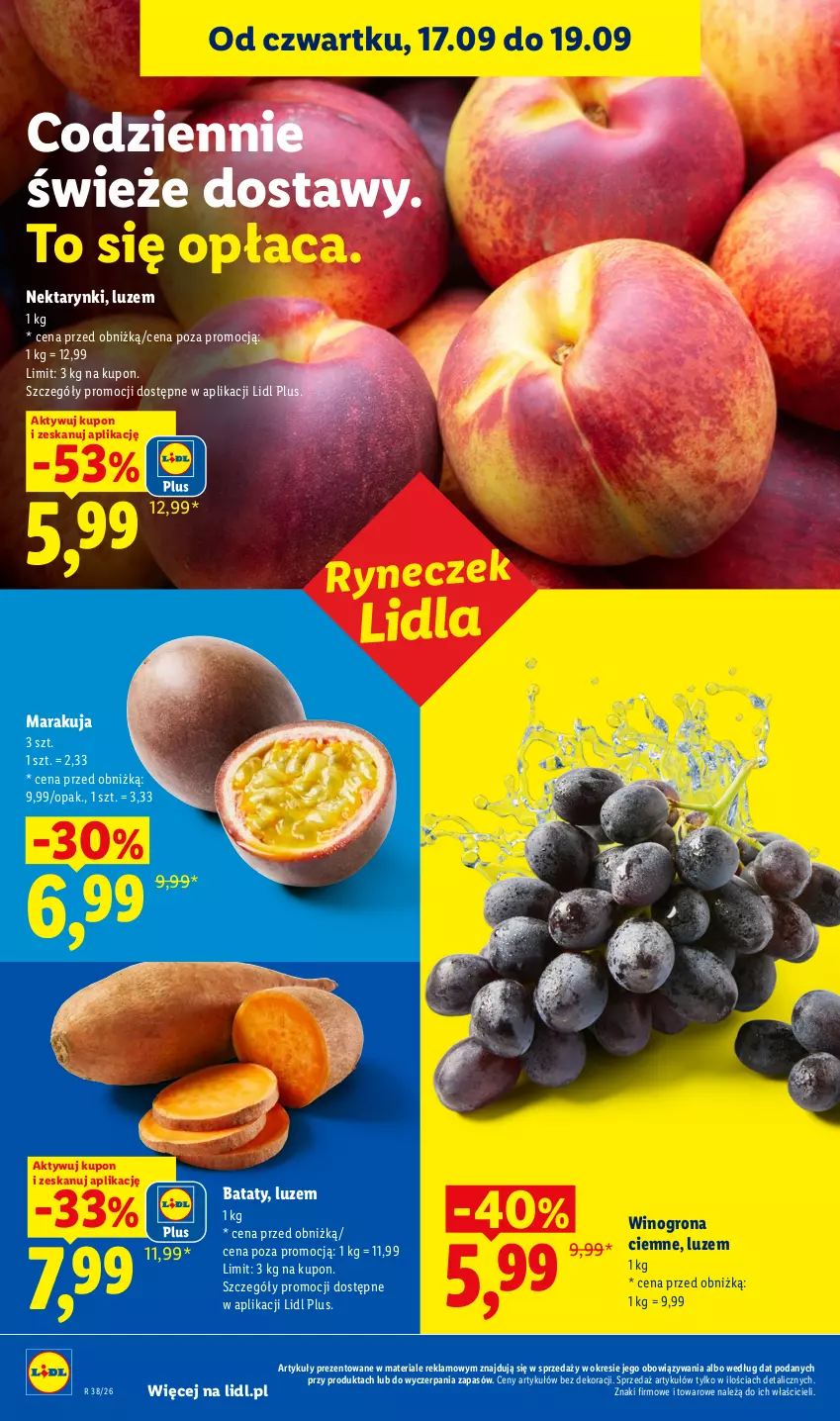 Gazetka promocyjna Lidl - Gazetka ważna od 17.09 do 19.09 - ważna 17.09 do 19.09.2026 - strona 44 - produkty: Nektar, Wino, Winogrona