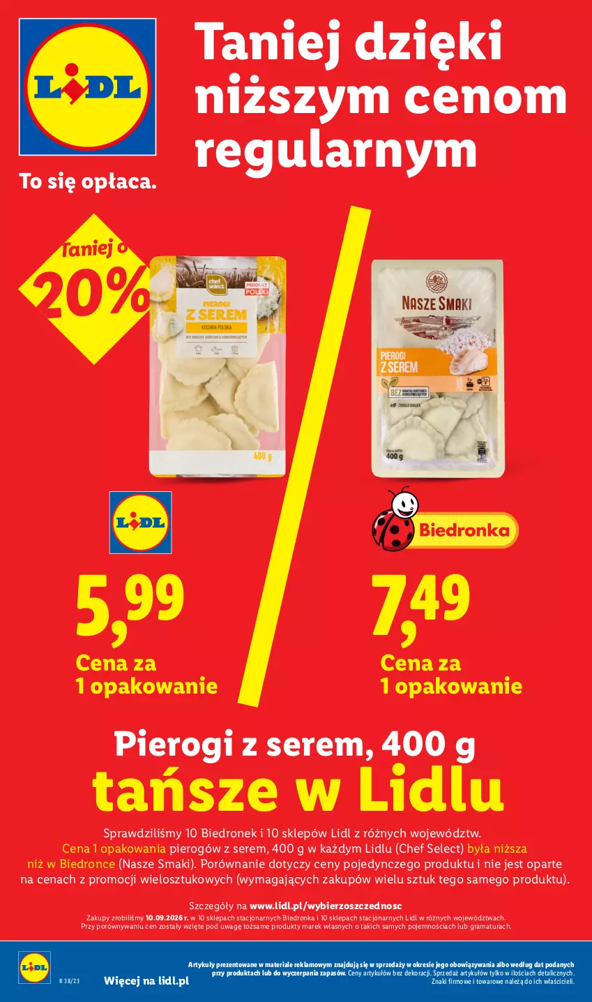 Gazetka promocyjna Lidl - Gazetka ważna od 17.09 do 19.09 - ważna 17.09 do 19.09.2026 - strona 6 - produkty: Dron, Gra, Pierogi, Por, Rama, Ser