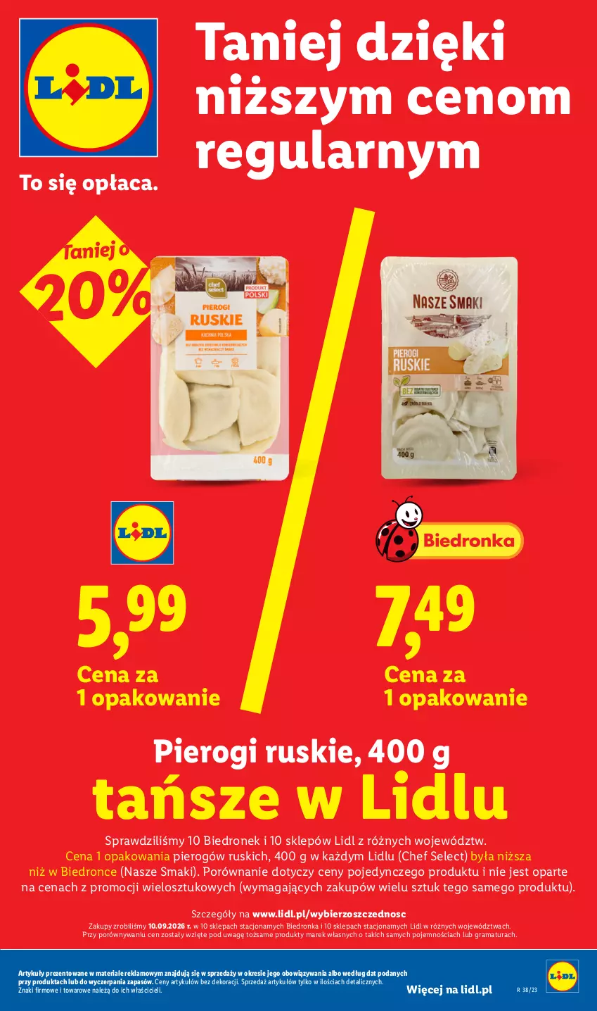 Gazetka promocyjna Lidl - Gazetka ważna od 17.09 do 19.09 - ważna 17.09 do 19.09.2026 - strona 7 - produkty: Dron, Gra, Pierogi, Por, Rama