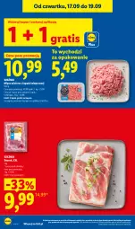 Gazetka promocyjna Lidl - Gazetka ważna od 17.09 do 19.09 - Gazetka - ważna od 19.09 do 19.09.2026 - strona 16 - produkty: Mięso mielone, Mięso mielone z łopatki wieprzowej, Gra, Boczek, Mięso
