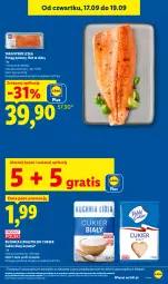 Gazetka promocyjna Lidl - Gazetka ważna od 17.09 do 19.09 - Gazetka - ważna od 19.09 do 19.09.2026 - strona 19 - produkty: Gra, Cukier, Pstrąg tęczowy, Kuchnia, Pstrąg