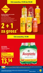 Gazetka promocyjna Lidl - Gazetka ważna od 17.09 do 19.09 - Gazetka - ważna od 19.09 do 19.09.2026 - strona 29 - produkty: Sok, Mus, Muszynianka, Smoothie, Woda mineralna, Woda, Magnez