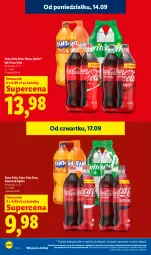 Gazetka promocyjna Lidl - Gazetka ważna od 17.09 do 19.09 - Gazetka - ważna od 19.09 do 19.09.2026 - strona 30 - produkty: Coca-Cola, Fanta, Sprite, Fa
