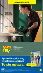 Gazetka promocyjna Lidl - Gazetka ważna od 17.09 do 19.09 - Gazetka - ważna od 19.09 do 19.09.2026 - strona 37 - produkty: Parkside, Noż, Walizka, Olej, Akumulator