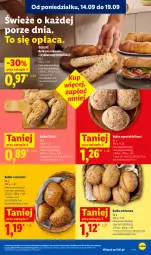 Gazetka promocyjna Lidl - Gazetka ważna od 17.09 do 19.09 - Gazetka - ważna od 19.09 do 19.09.2026 - strona 49 - produkty: Sok, Por, Bułka fitness, Bułka