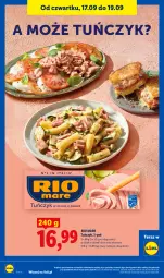 Gazetka promocyjna Lidl - Gazetka ważna od 17.09 do 19.09 - Gazetka - ważna od 19.09 do 19.09.2026 - strona 62 - produkty: Sos, Rio Mare, Tera, Tuńczyk