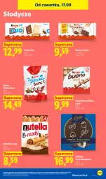 Gazetka promocyjna Lidl - Gazetka ważna od 17.09 do 19.09 - Gazetka - ważna od 19.09 do 19.09.2026 - strona 73 - produkty: Nutella, Kinder Bueno, Kinder
