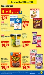 Gazetka promocyjna Lidl - Gazetka ważna od 17.09 do 19.09 - Gazetka - ważna od 19.09 do 19.09.2026 - strona 81 - produkty: Piec, Ryż, Puf, Gin, Gra, Kupiec, Cukier, Jogurt, Kuchnia, Wafle, Miód, Baton, Danio, Granola, Nestlé