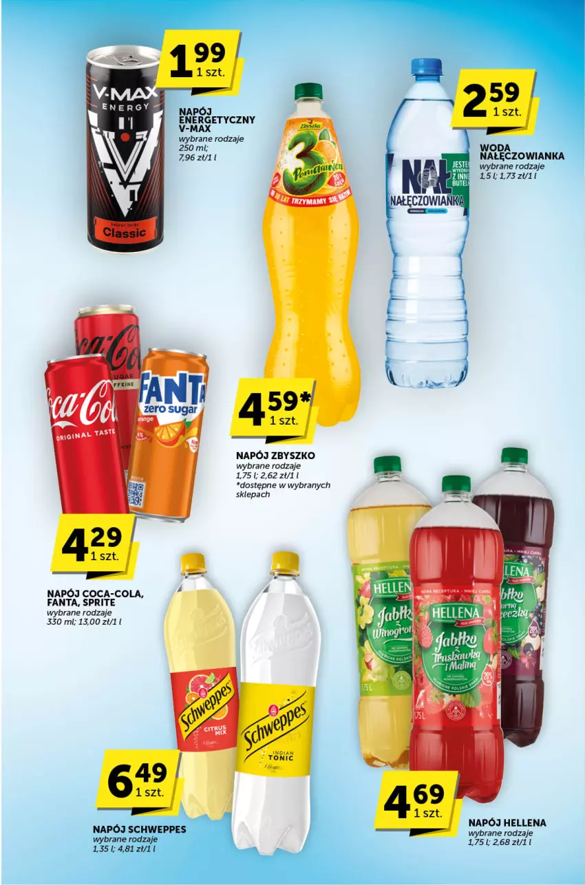 Gazetka promocyjna ABC - ważna 14.11 do 26.11.2024 - strona 26 - produkty: Coca-Cola, Fa, Fanta, Hellena, HP, Nałęczowianka, Napój, Ser, Sprite, Woda