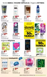 Gazetka promocyjna Drogerie Natura - Gazetka Drogerie Natura - Gazetka - ważna od 19.09 do 19.09.2025 - strona 13 - produkty: Krem do twarzy, Naturell, BIC, Papier, Bielenda, Skyn, Pianka do golenia, Papier toaletowy, Szynka, Ręcznik, Tołpa, Woda kolońska, Chusteczki, Plastry do depilacji, Peeling, Podpaski, Carefree, Gillette, Veet, Maszynka, Maszynka do golenia, Wkładki, Woda, Prezerwatyw, Naturella, Fa
