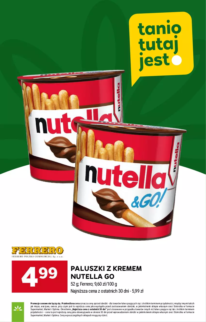 Gazetka promocyjna Stokrotka - Supermarket - ważna 21.05 do 27.05.2026 - strona 42 - produkty: Ferrero, Mięso, Nutella, Optima, Owoce, Warzywa