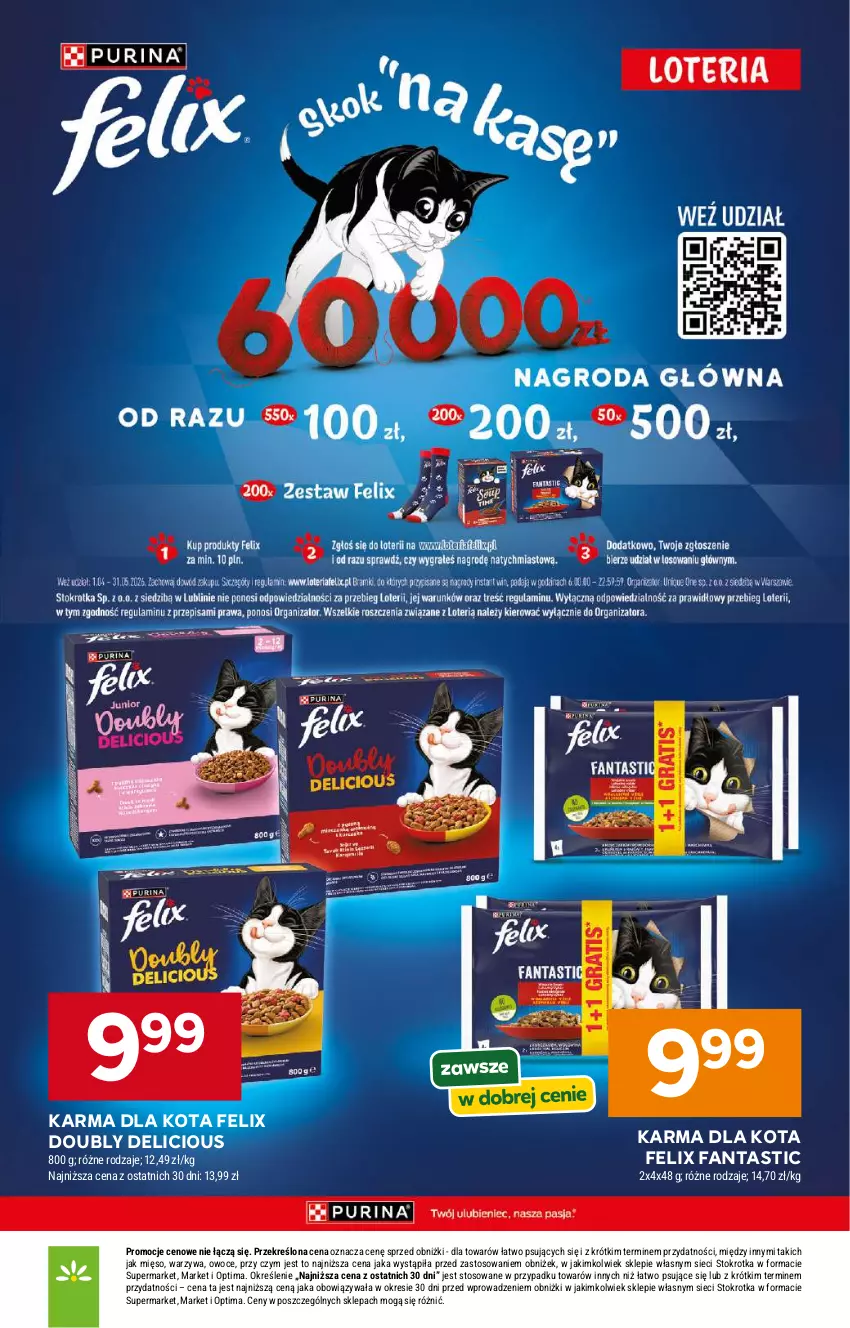 Gazetka promocyjna Stokrotka - Supermarket - ważna 21.05 do 27.05.2026 - strona 55 - produkty: Fa, Fanta, Felix, Mięso, Optima, Owoce, Warzywa