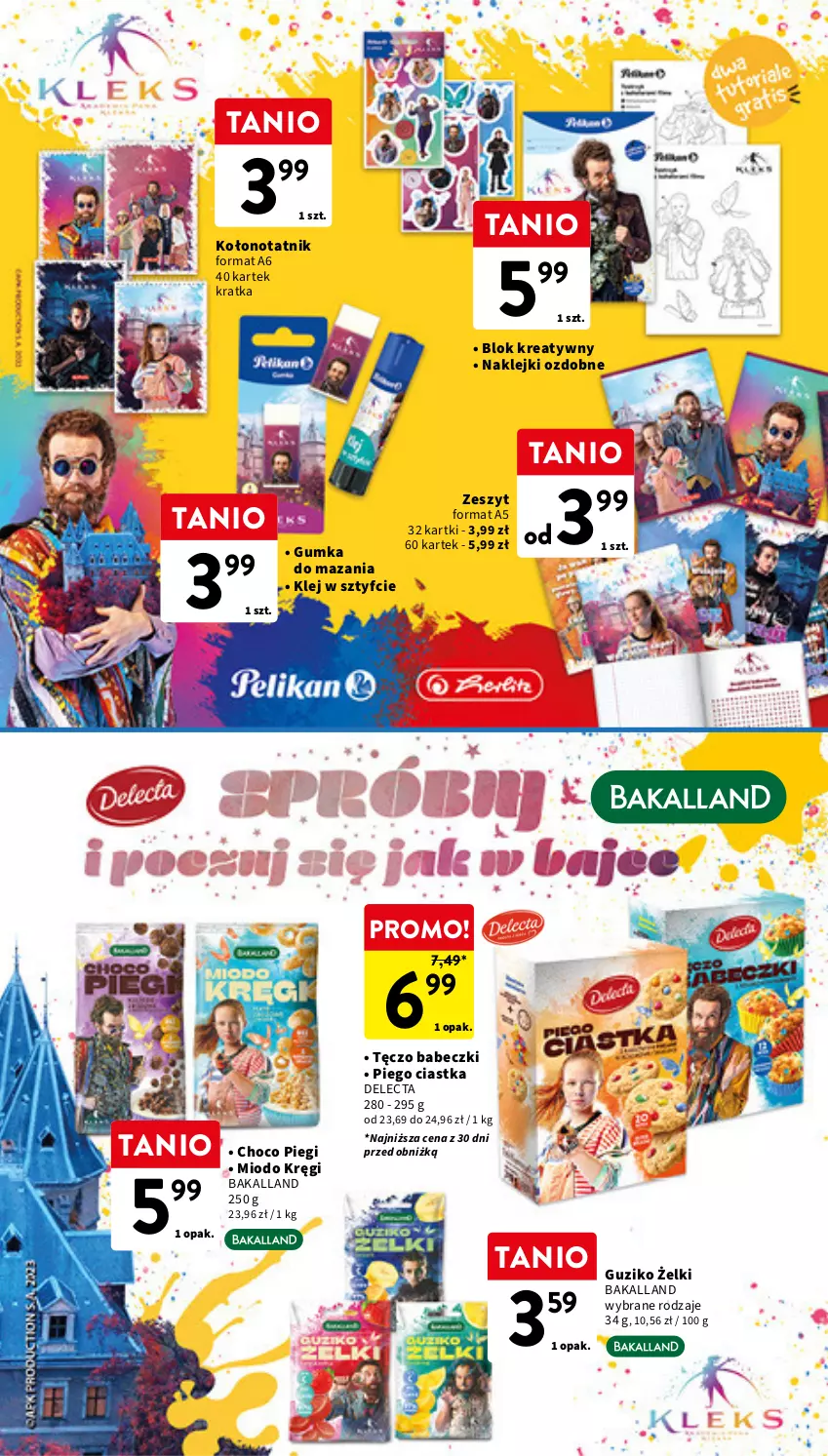 Gazetka promocyjna Intermarche - Gazetka Intermarche - ważna 03.01 do 10.01.2024 - strona 30 - produkty: Babeczki, Bakalland, Ciastka, Delecta, Klej