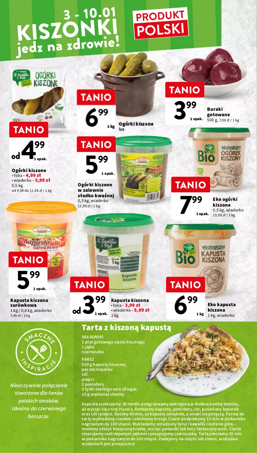 Gazetka promocyjna Intermarche - Gazetka Intermarche - ważna 03.01 do 10.01.2024 - strona 8 - produkty: Buraki, Fa, Fanta, Kapustą, Kawa, Piec, Piekarnik, Pieprz, Pomidory, Ser, Sól, Tarta, Top