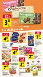 Gazetka promocyjna Intermarche - Gazetka Intermarche - Gazetka - ważna od 10.01 do 10.01.2024 - strona 22 - produkty: HiPP, Ciastka, Krakus, Ser, Gra, Schogetten, Masa krówkowa, Tago, Dr. Oetker, Serek, Czekolada, Rurki, Deser, Krakuski, Helio