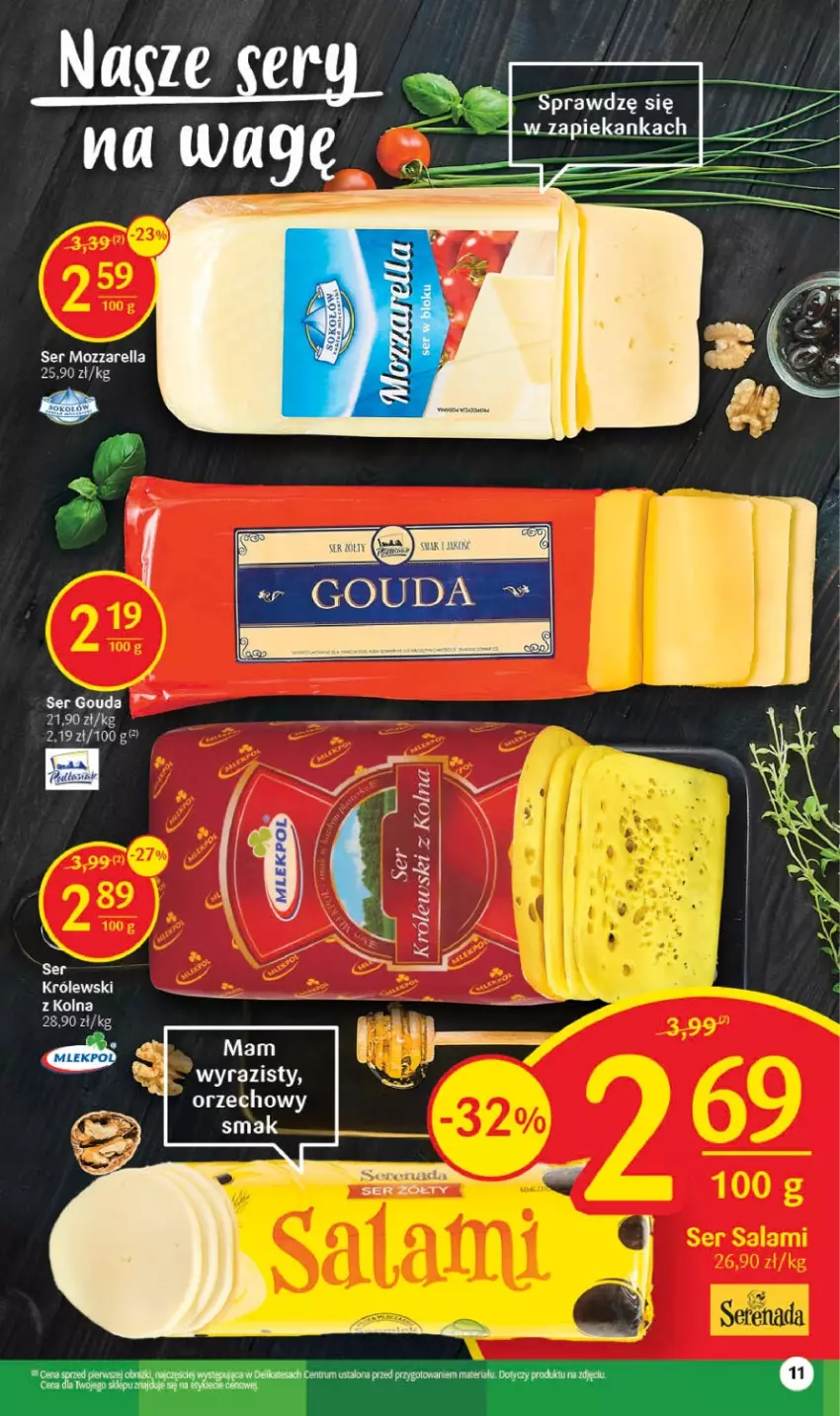 Gazetka promocyjna Delikatesy Centrum - Gazetka DC19 - ważna 18.05 do 24.05.2023 - strona 11 - produkty: Gouda, Królewski, Mozzarella, Ser