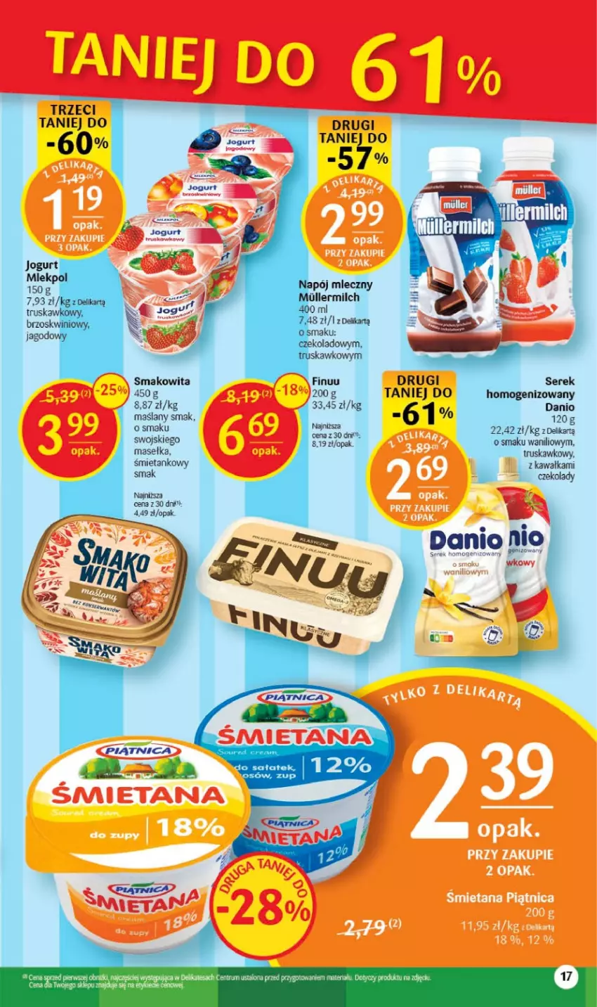 Gazetka promocyjna Delikatesy Centrum - Gazetka DC19 - ważna 18.05 do 24.05.2023 - strona 17 - produkty: Danio, Kawa, Rum, Ser, Serek