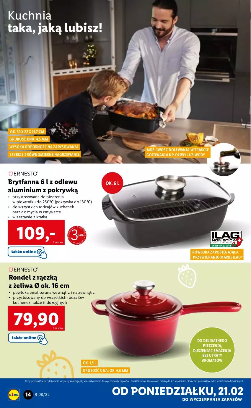 Gazetka promocyjna Lidl - GAZETKA - ważna 21.02 do 26.02.2022 - strona 16 - produkty: Fa, Kuchnia, Piec, Piekarnik, Por, Rondel, Sok