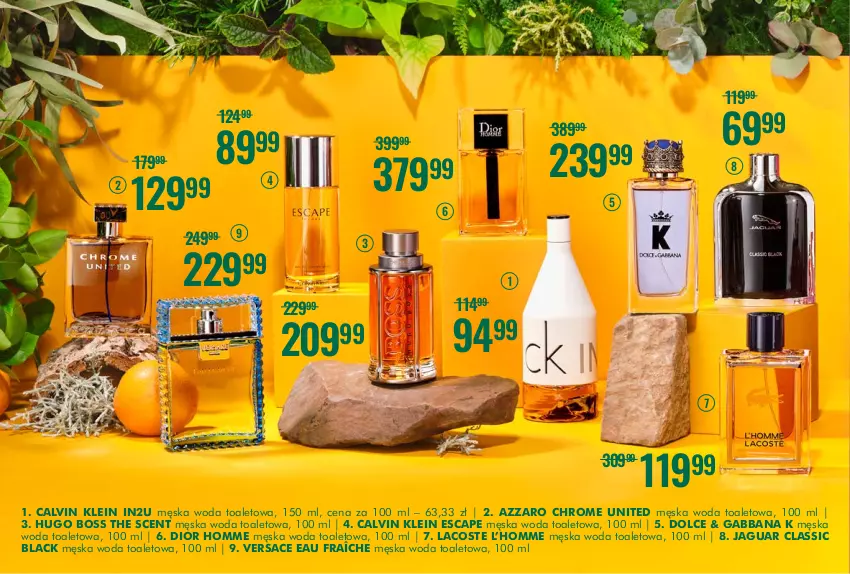 Gazetka promocyjna Super Pharm - Gazetka - ważna 23.06 do 13.07.2022 - strona 2 - produkty: Azzaro, Calvin Klein, Dior, Hugo Boss, Jaguar, Lack, Lacoste, Versace, Woda, Woda toaletowa