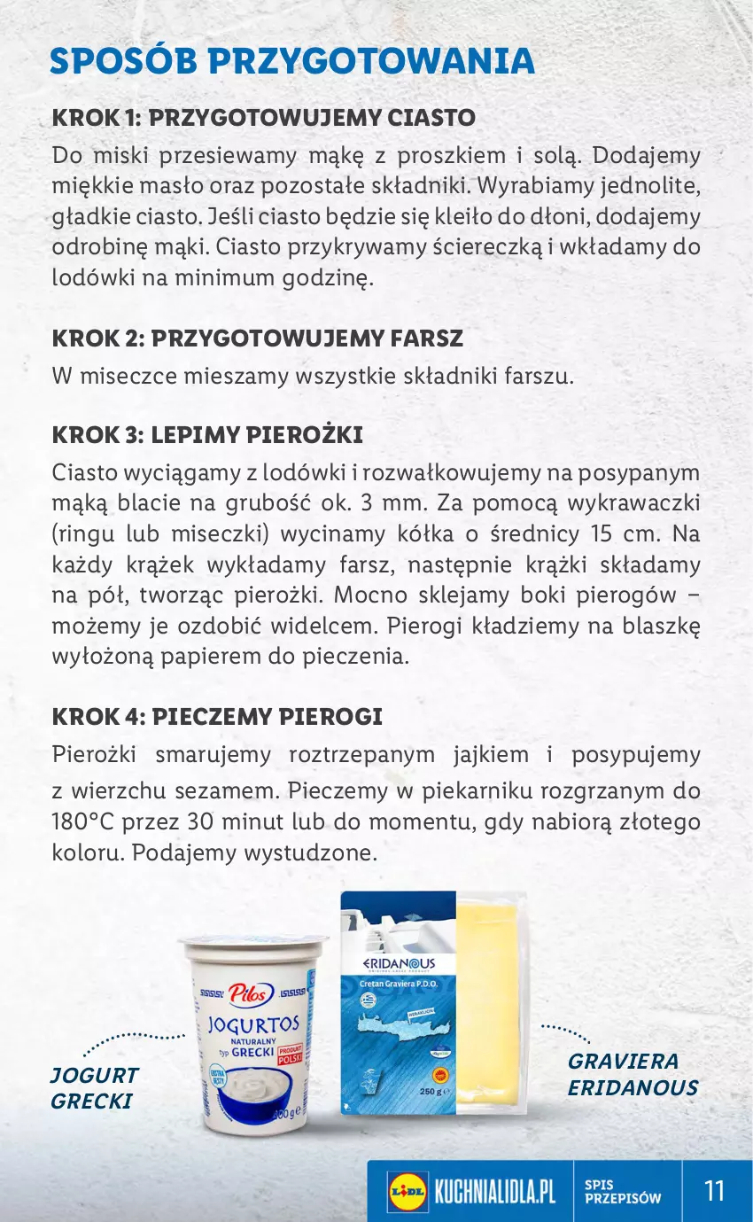 Gazetka promocyjna Lidl - KATALOG GRECKI - ważna 06.06 do 12.06.2022 - strona 11 - produkty: Fa, Gra, Jogurt, Klej, Masło, Papier, Piec, Piekarnik, Pierogi, Sezam