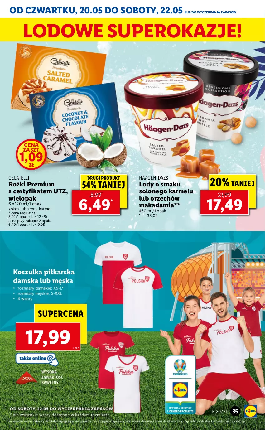 Gazetka promocyjna Lidl - GAZETKA - ważna 20.05 do 22.05.2021 - strona 35 - produkty: Kokos, Lody