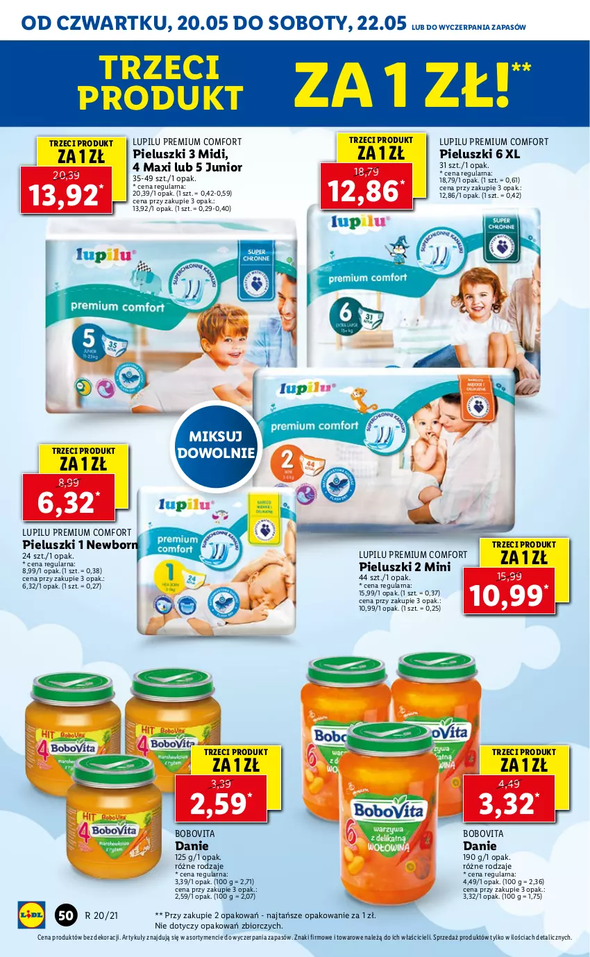 Gazetka promocyjna Lidl - GAZETKA - ważna 20.05 do 22.05.2021 - strona 50 - produkty: BoboVita