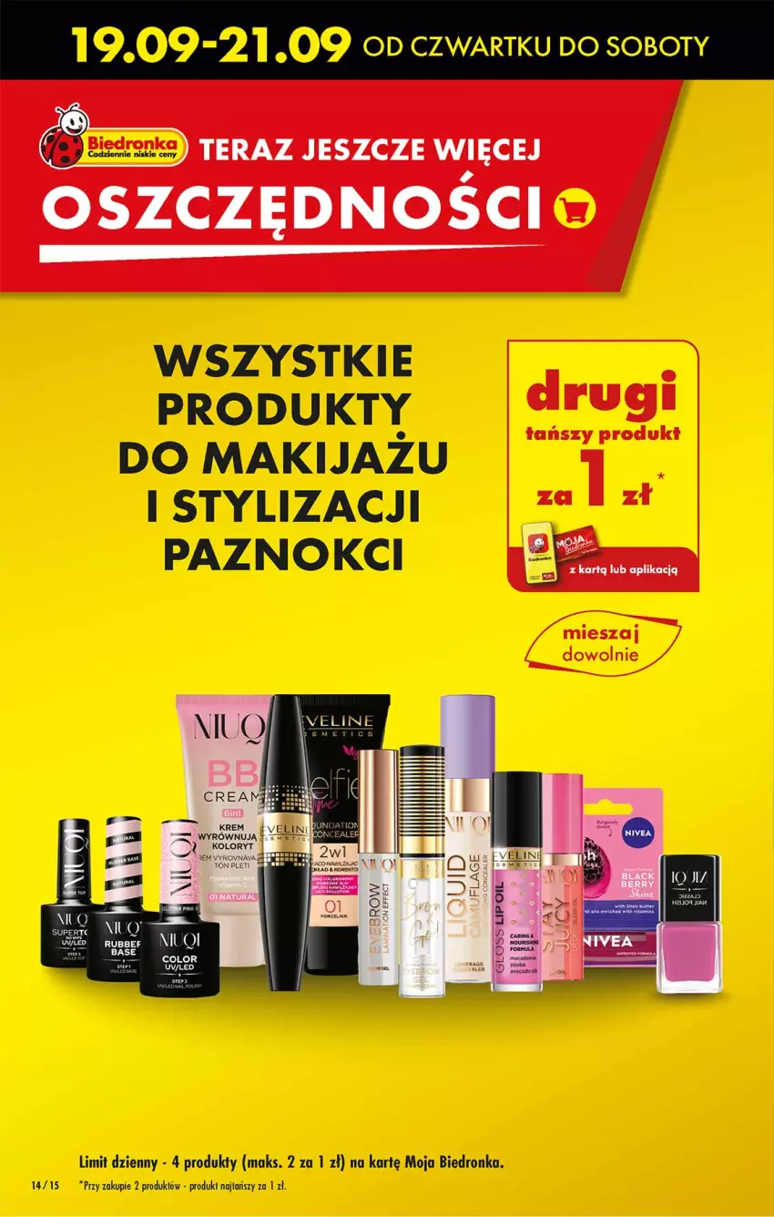 Gazetka promocyjna Biedronka - Od czwartku - ważna 19.09 do 25.09.2024 - strona 14 - produkty: Dron, Makijaż, Produkty do makijażu, Tera