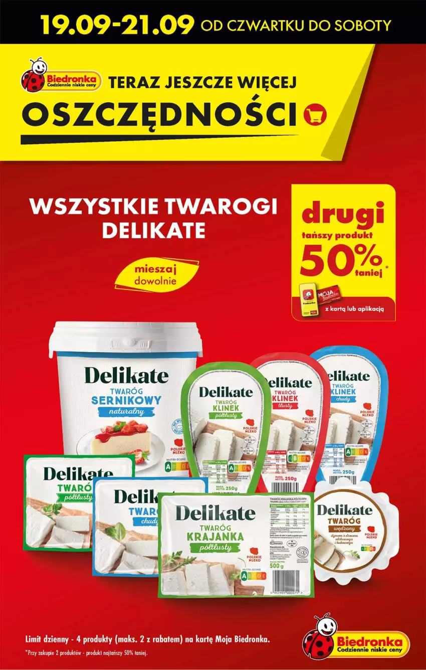 Gazetka promocyjna Biedronka - Od czwartku - ważna 19.09 do 25.09.2024 - strona 5 - produkty: Dron, Tera, Twaróg