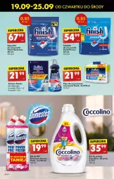 Gazetka promocyjna Biedronka - Od czwartku - Gazetka - ważna od 25.09 do 25.09.2024 - strona 54 - produkty: Domestos, Sól, Coccolino, Finish, Tablet, Płyn nabłyszczający, Zmywarki, Tabletki do zmywarki