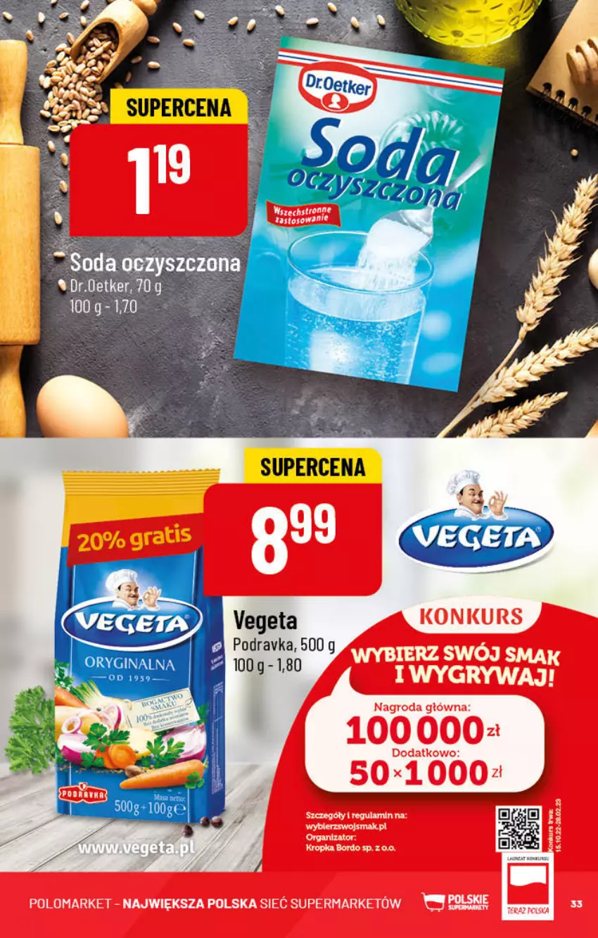 Gazetka promocyjna PoloMarket - Gazetka pomocyjna - ważna 28.12 do 31.12.2022 - strona 33 - produkty: Podravka, Vegeta